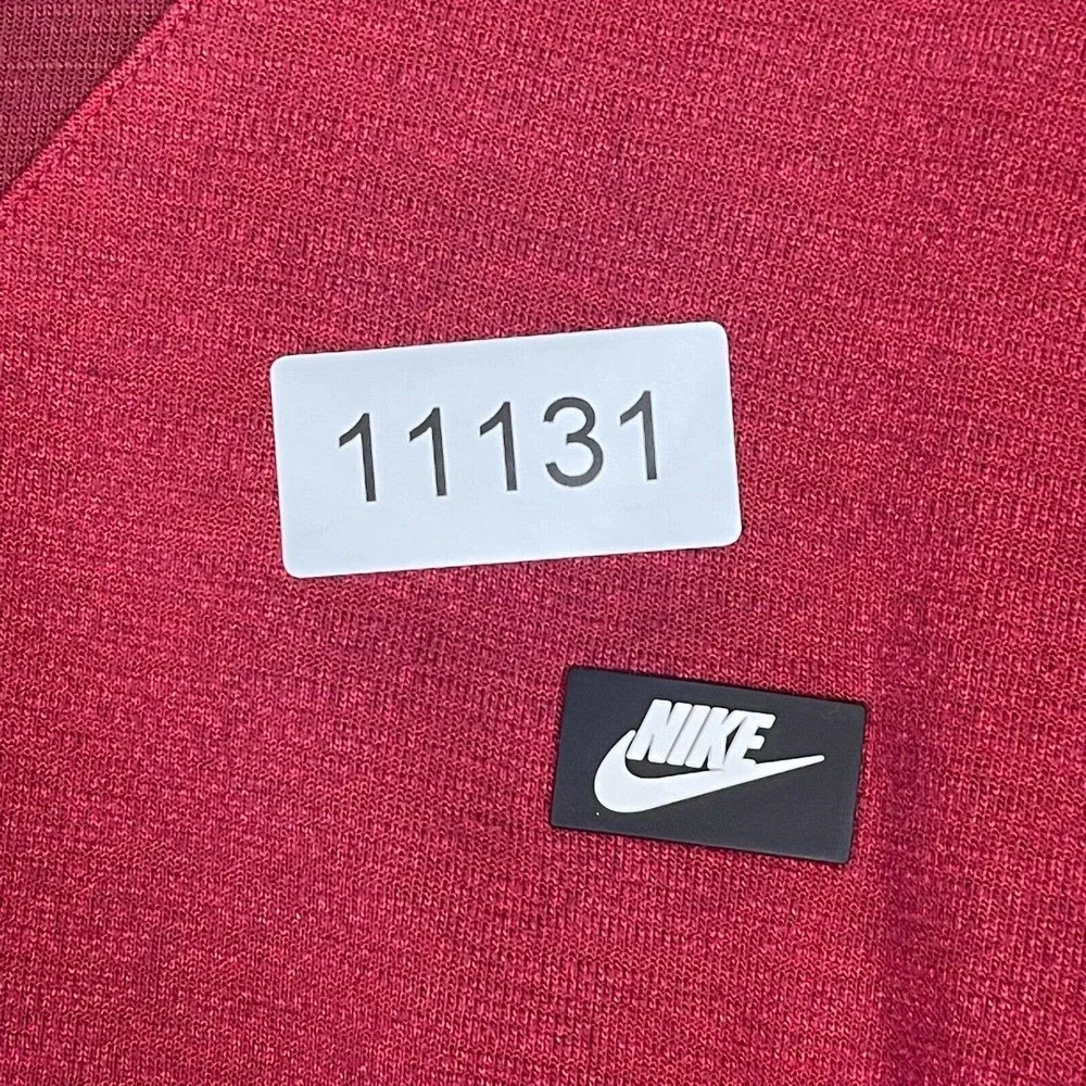 Nike Sportswear Adult Medium Red Optic‎ Crew Pullover Sweatshirt Jumper Mens